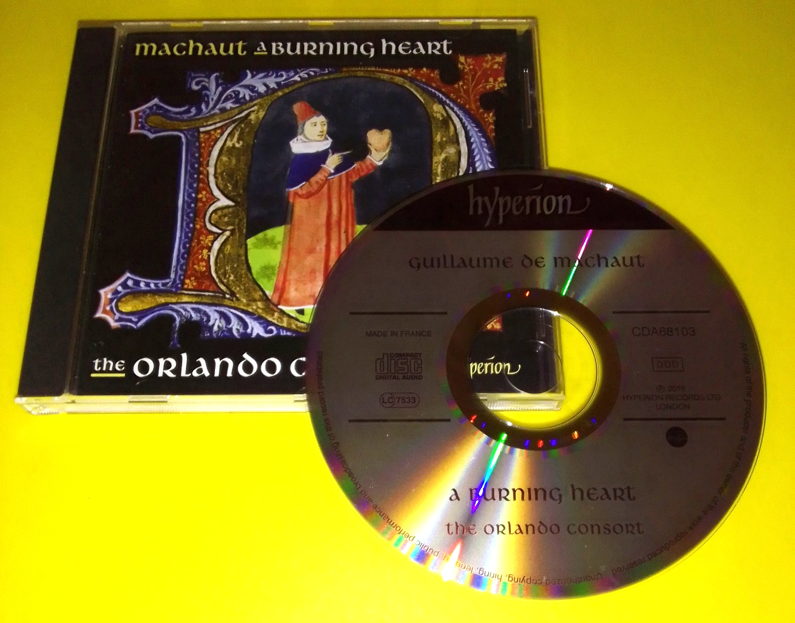 The Orlando Consort - A Burning Heart- CD Album