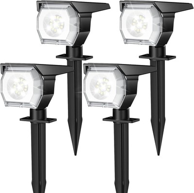 Luces solares para exteriores con encendido/apagado autom�tico y 3 modos de ilum
