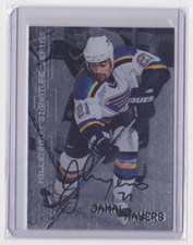 1999-00 ITG BE A PLAYER MILLENNIUM SIGNATURE PARALLEL JAMAL MAYERS #206 BLUES