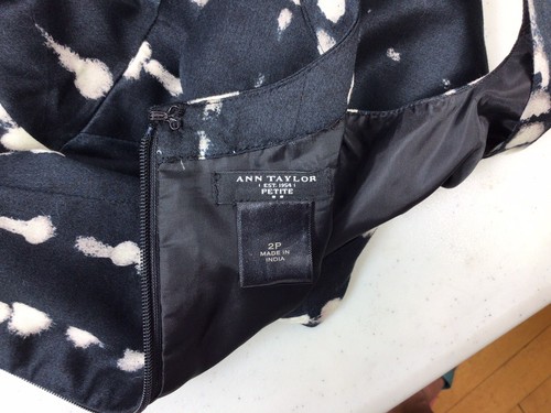 Ann Taylor Black Dress Womens 2 - Picture 6 of 7