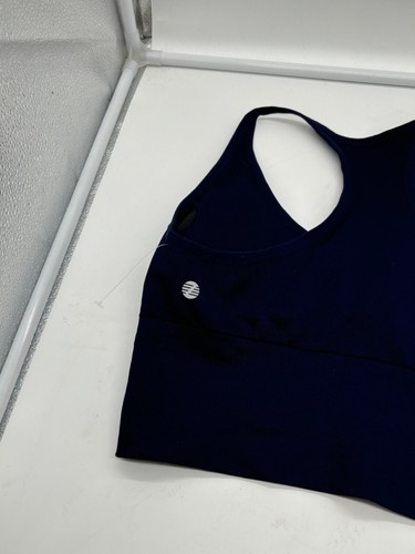 Sujetador deportivo acolchado con espalda deportiva Z by Zella para mujer, azul (azul marino); talla S - Imagen 11 de 13