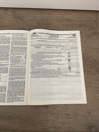 Vtg - 1981 Federal Income Tax Form instructions documents Form 1040 - Picture 6 of 6