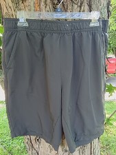 Gerry Men's Size M / Medium Athletic Gray Pull-On Elastic Trail Shorts