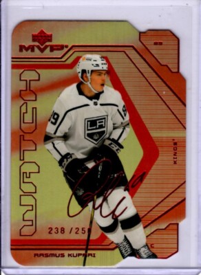 2021-22 UD Series 2 Rasmus Kupari MVP Watch Rookie  Card 127 Ser # /250