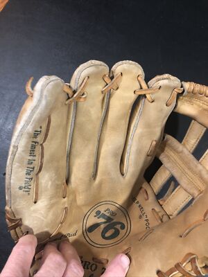 Gant de baseball softball vintage Rawlings Pro 76 mitaine pointe d'aile