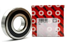 NEW FAG 6307 2RSR C3 DEEP GROOVE BALL BEARING, RUBBER SEALED 35x80x21 mm
