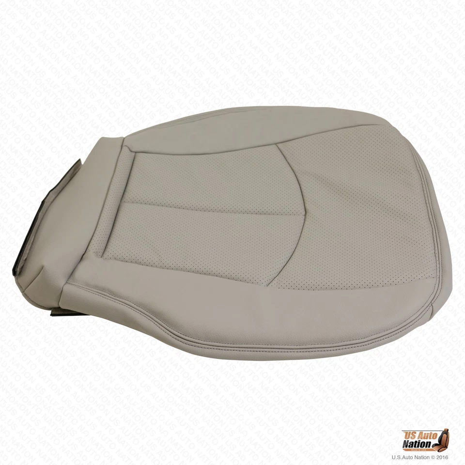 2007 梅赛德斯-奔驰 E280 乘客底部穿孔皮革座椅套灰灰色 — 第 2/4 张图片