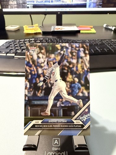Topps 2024 Topps Now Shohei Ohtani #743 Los Angeles Dodgers Baseball Card