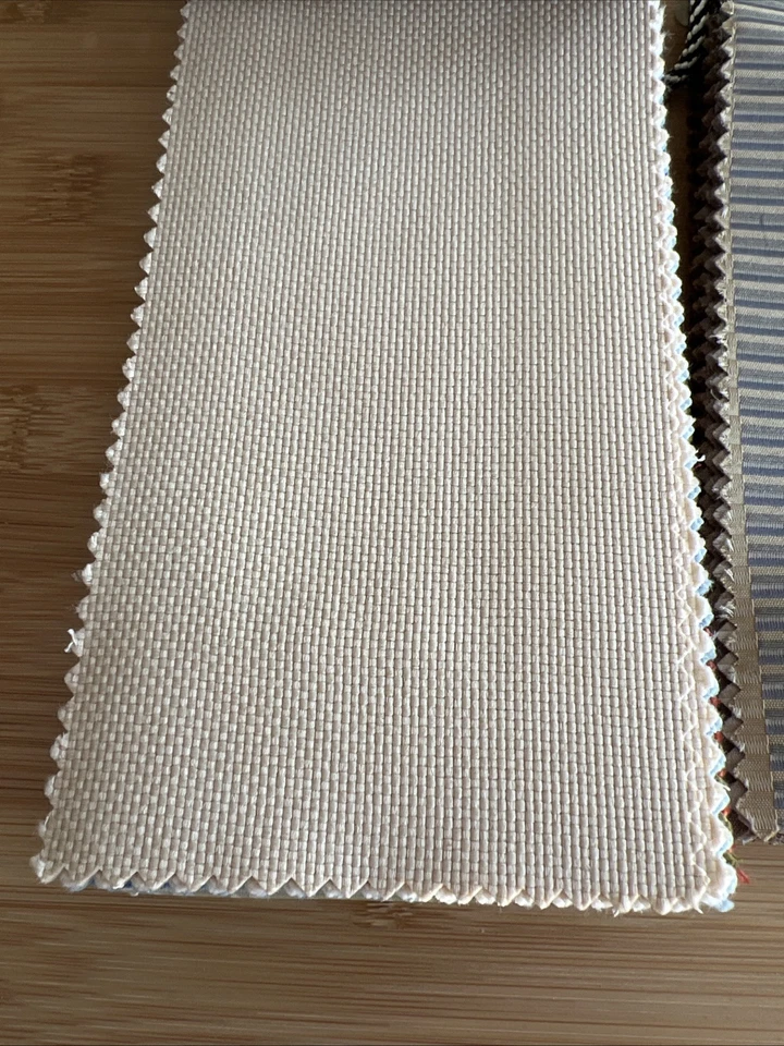 Lot 3 Fabric Sample Books 4” & 6” Squares Cotton, Polyester Weave Texture  - Image 3 of 4