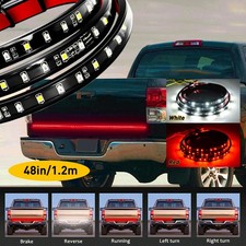 48" inch Truck Tailgate LED Light Bar Brake Reverse Turn Signal Stop Tail Strip