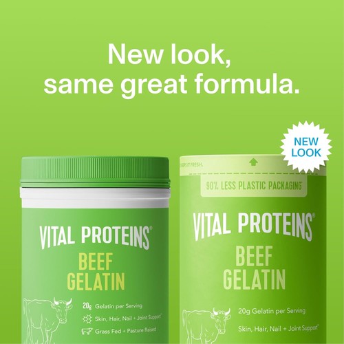 Versatile 16.4 oz Kosher Grass-Fed Beef Gelatin Powder - Gluten Free & Paleo - Picture 5 of 11