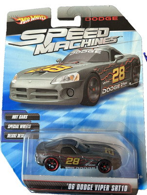 HOT WHEELS SPEED MACHINES '06 DODGE VIPER SRT 10 GRAY Hard to Find