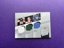 2008-09 SP GU FABRICS SIXES: GRETZKY, HOWE, MESSIER, ROY, LEMIEUX, CROSBY.
