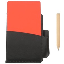 Soccer Referee Equipment Set with Red Yellow Cards and Whistle for Matches