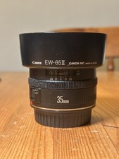 Canon EF 35mm F2 EOS Autofocus Lens With EW-65 II Hood 