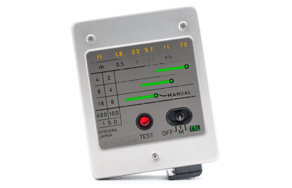 Contax TLA 140 Shoe Mount Flash For G1 G2 w/Case [Exc+5] Tested From Japan #36 - Image 3 of 4