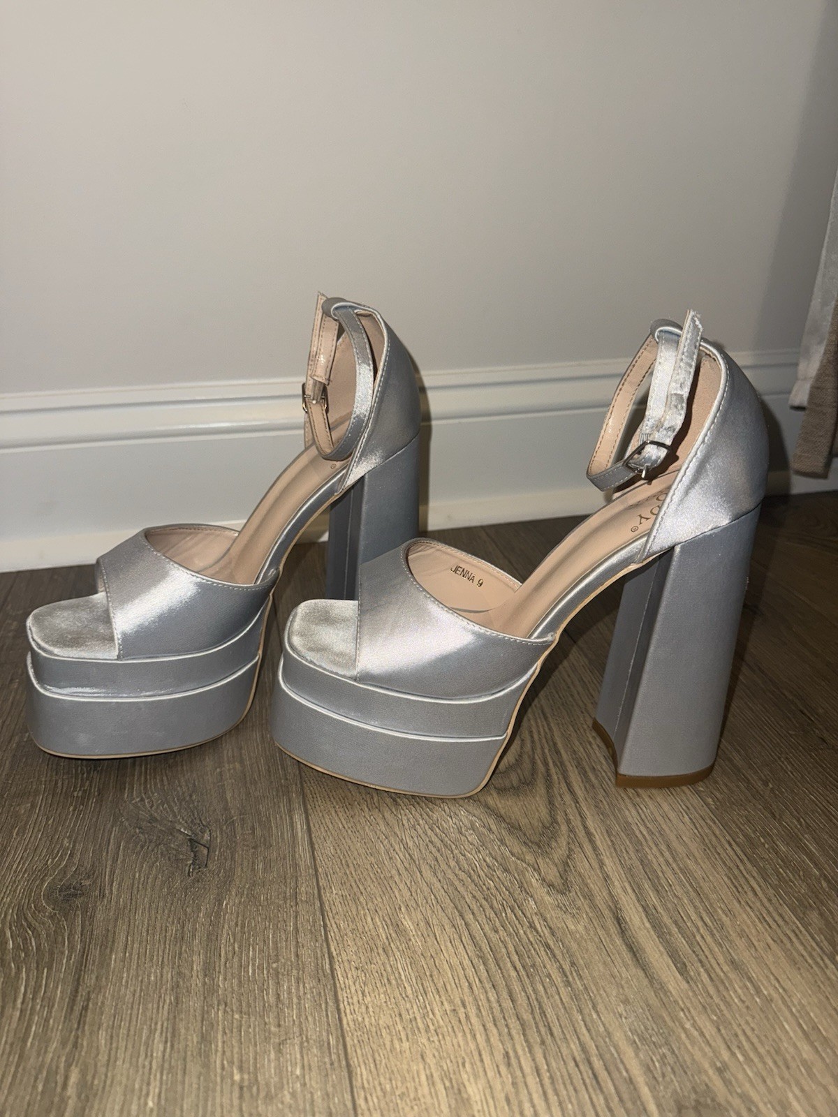Dolls Kill Silver Platform Heels - image 2