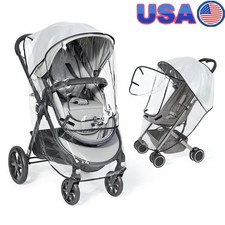 Universal Stroller Rain Cover Waterproof EVA PVC Wind Dust Protection Babies New
