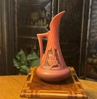 Roseville 50’s Silhouette Acorn Branch Ewer Cranberry Red 716-6  Crisp Clean EUC