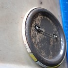 "Love Makes the World Go Round" Humorous Pinback Button Cartoon Dog on Globe — photo 4