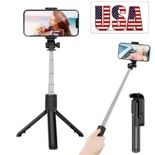 Remote Selfie Stick Tripod Phone Desktop Stand Desk Holder For iPhone/Samsung US