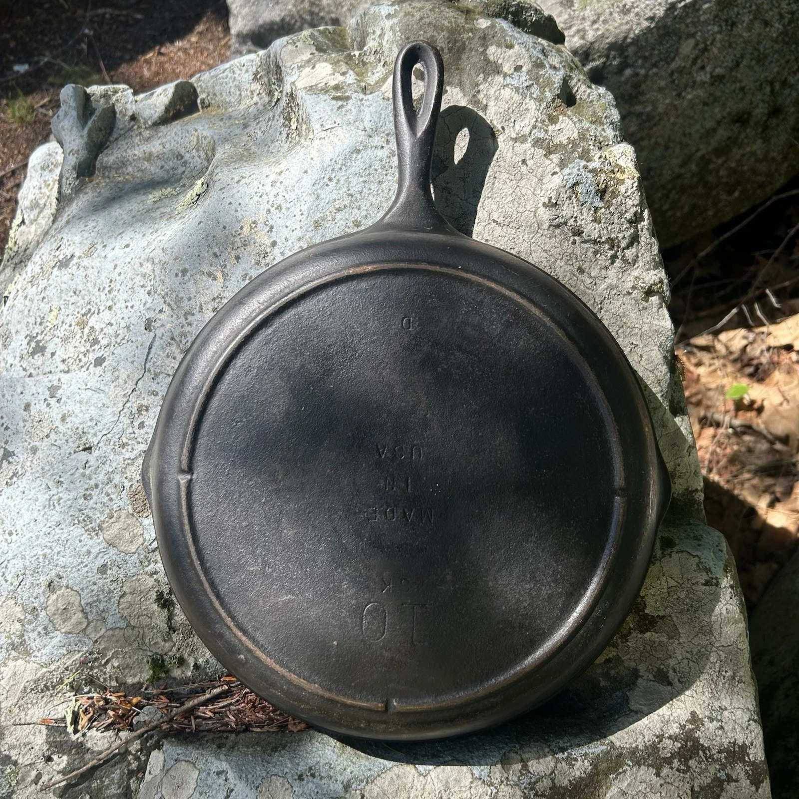 Vintage 3-Notch #10 SK D Lodge Cast Iron Skillet Frying Pan
Opens in a new window or tab