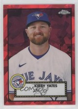 2021 Topps Chrome Platinum Anniversary Red Atomic Refractor /100 Kirby Yates qf6