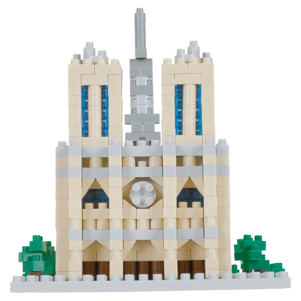 Kawada Nanoblock Notre Dame Cathedral NBH_205 - Image 4 of 4