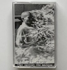 Vtg 1992 RAGE AGAINST THE MACHINE 1st Album SELF TITLED Cassette TAPE Lp OG NM 
