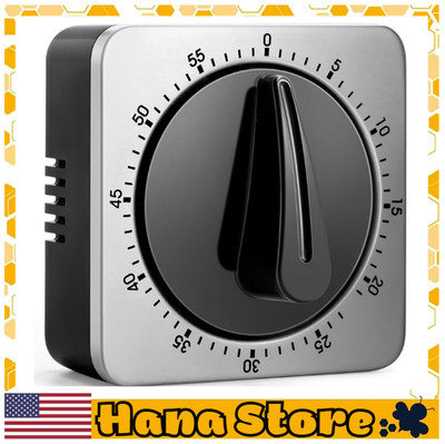 Kitchen Timers for Cooking, Chef Cooking Timer Clock with Loud Alarm,100% Mechan