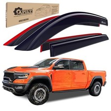 Outside-Mount Rain Guards Window Medium  2019-2026 Dodge RAM 1500 Crew Cab  