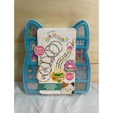 Squishmallows Ultimate Accessory Studio Jewelry Making Kit Beads Charms Case