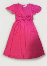 Ann Taylor Pink Knee Length Summer Flowy Dress Size M