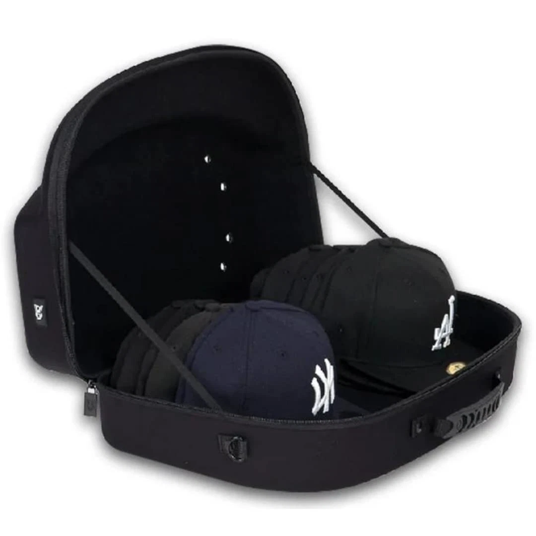 Homiegear Authentic Cap Carrier Case for 14 Caps - Water Resistant Cap Storage