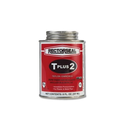 RectorSeal T Plus 2 White Pipe Thread Sealant 8 oz 23551