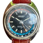 Vintage Seiko Navigator Timer GMT Automatic 6117-6410 Mens 41mm Waterproof 1970