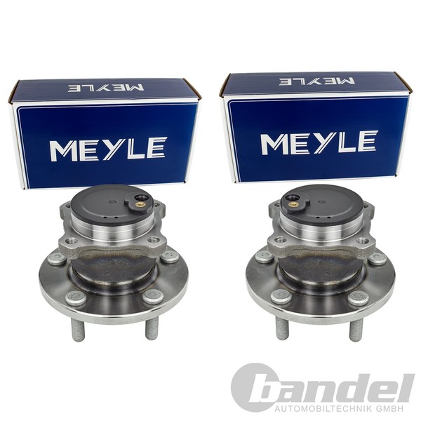2X Meyle Radnabe+Radlager Mit ABS-RING Hinten Passend FüR Mazda 3 5 Links+Rechts-image