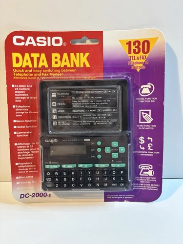 Retro Sealed Casio Data Bank