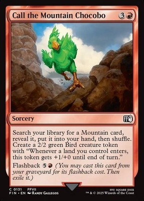 Call the Mountain Chocobo Final Fantasy Regular