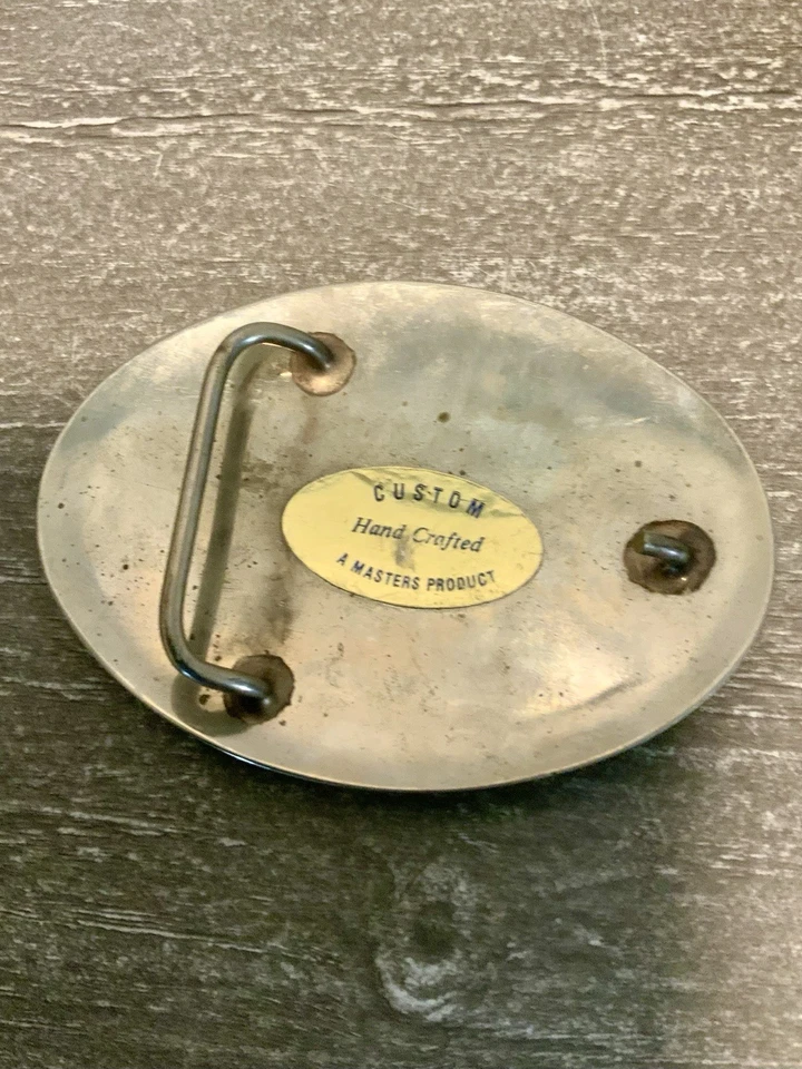 GRAN CINTURÓN DE MALAQUITA ABULÓN TURQUESA VINTAGE HEBILLA PATOS - CAÑAS AGUA Foto 3 de 3