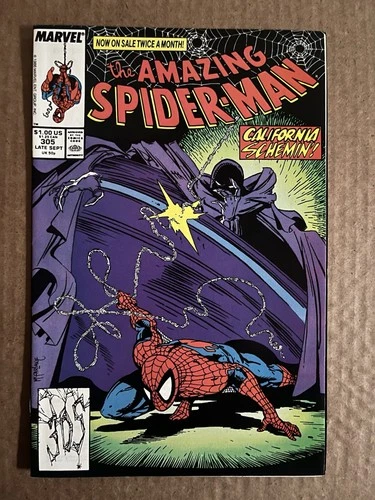 The Amazing Spider-Man #305 Marvel Comics 1988 Johnny Carson Appearance (2/5)