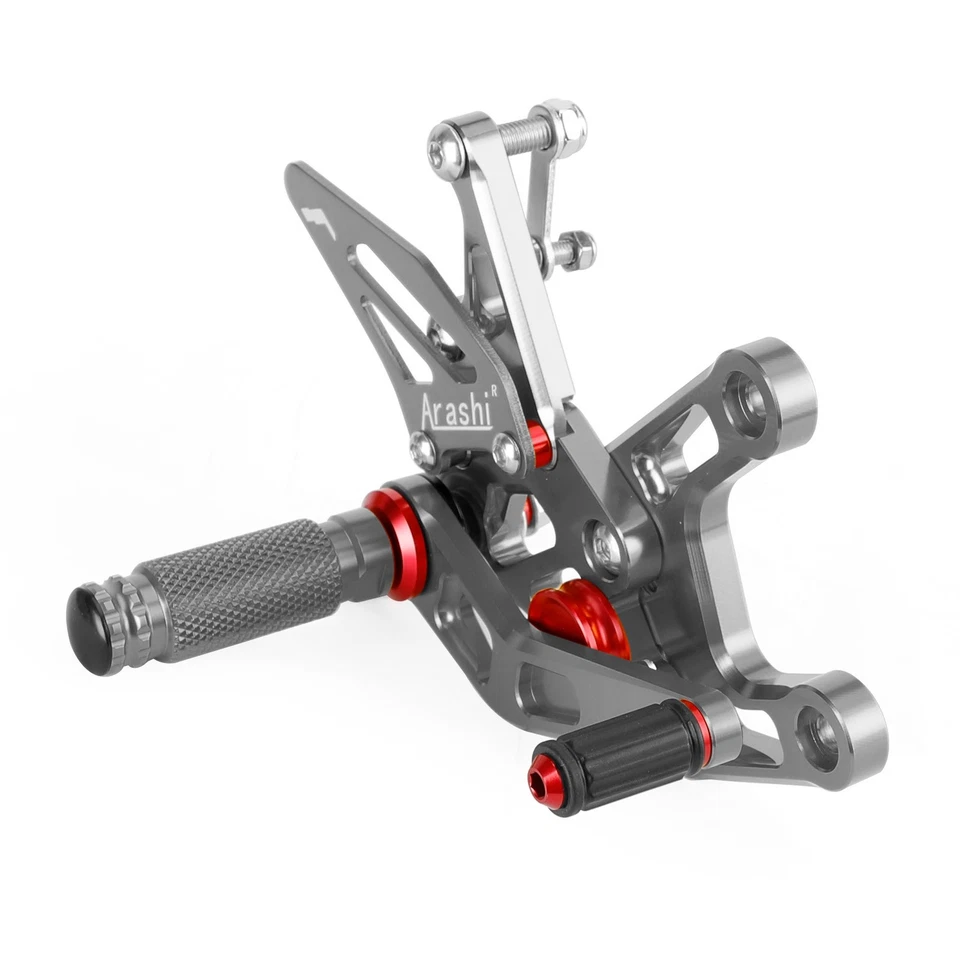 Repose pieds commandes reculées Gris pour Kawasaki ZX-10R ZX10R 2021-2023' - Photo 4/4