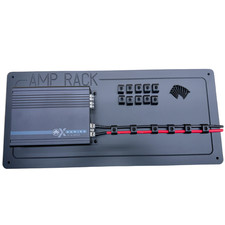 10 x Dual Cable Clip screw down Clamp 8 GAUGE Power Ground Wire Manage clip