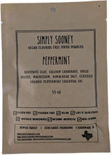 Remineralizing Organic Vegan Fluoride Free Tooth Powder Peppermint Formula I Zer