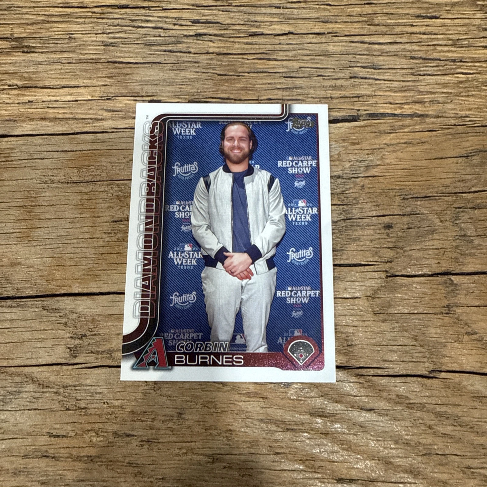 2025 Topps Series 2 - Corbin Burnes #394 Golden Mirror Image Variation