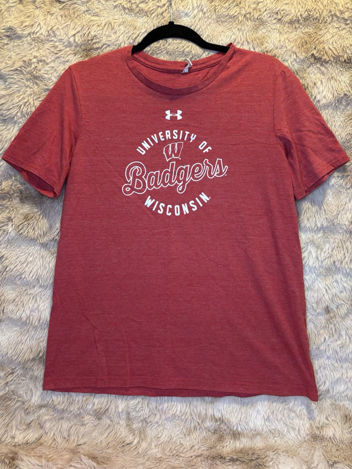 University Of Wisconsin Badgers Red Shirt Under armor
