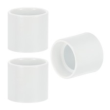 3 Pcs Light Socket Shade Ring, 50 mm Metal Hanging Lamp Holder Parts, White