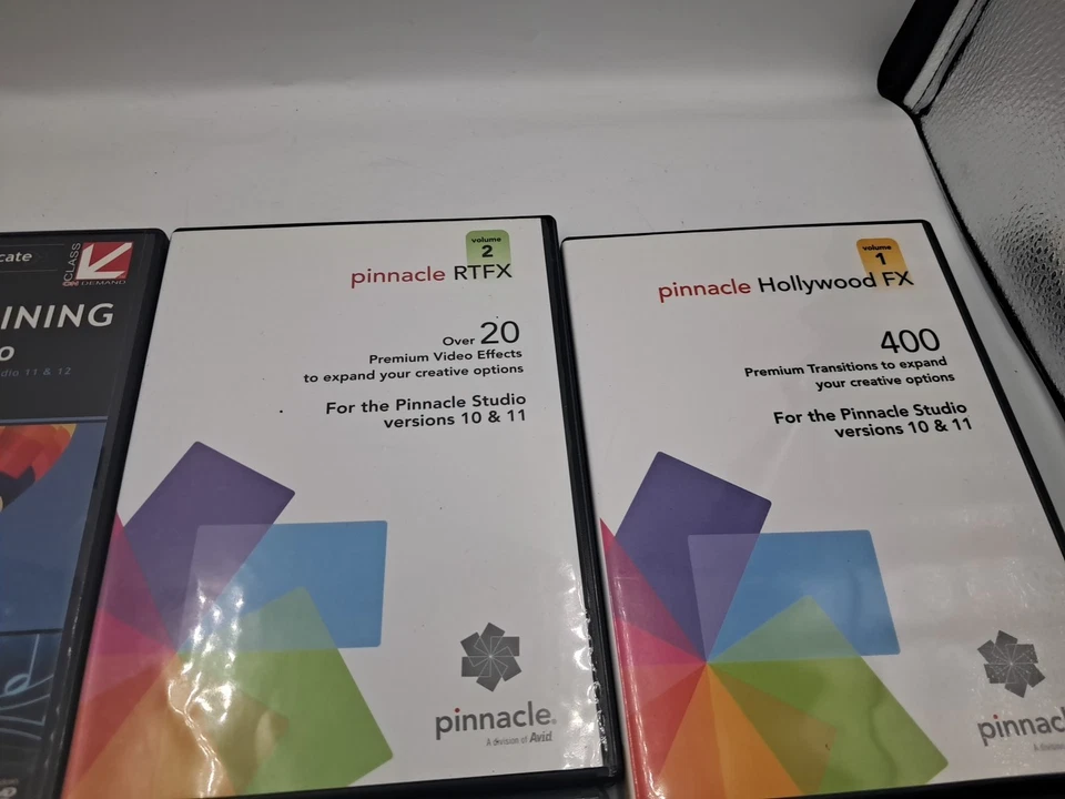 Avid Pinnacle Studio BIG LOT ADD-ON Packs - Premium, Hollywood 1-2-3, RTFX OPEN - Image 4 of 4