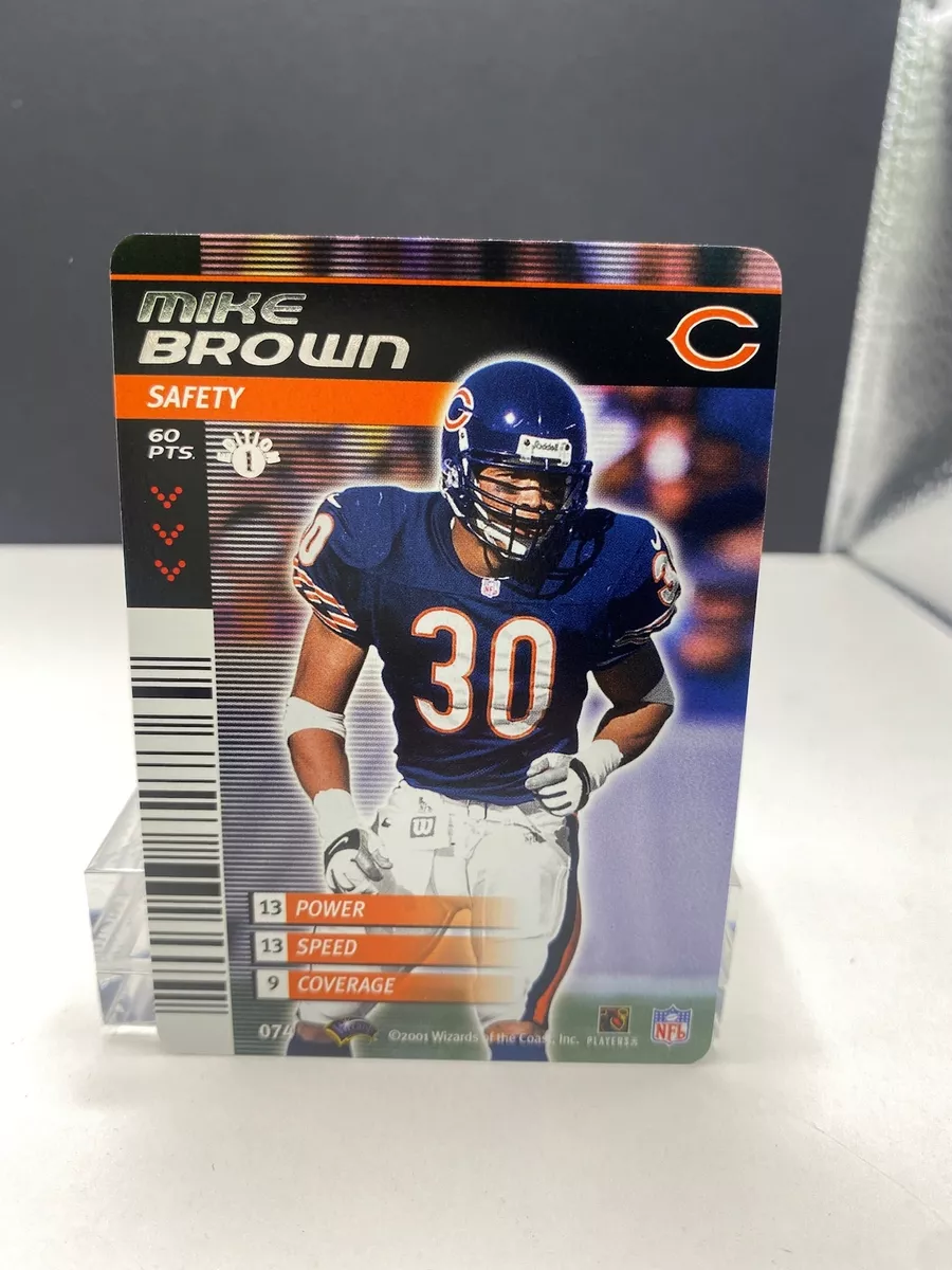 2002 NFL Showdown 1st Edition Mike Brown Chicago Bears LP
