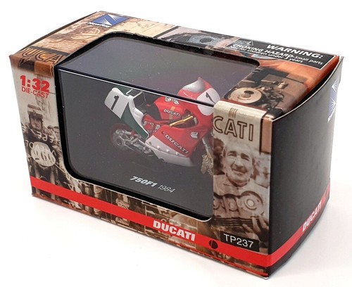 Motocicletta Ducati 750F1 Newray scala 1/32 06036 - 1984 - Rosso/Verde - Foto 5 di 5